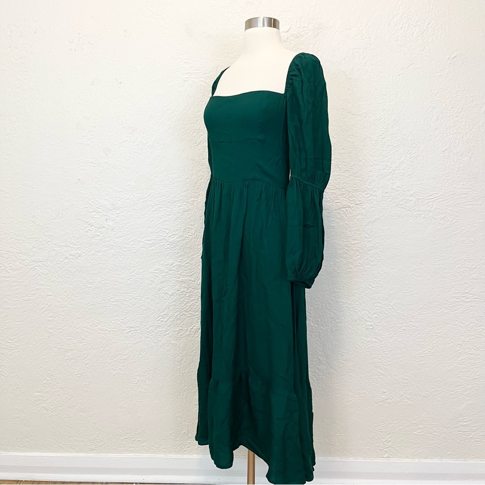 Reformation Dress Green Mica Midi Maxi Cottagecore Fairytale 8 - Picture 6 of 14